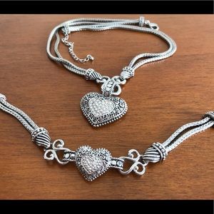 Lia Sophia necklace and bracelet
